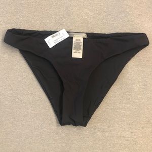 Onia black bikini bottoms NWT